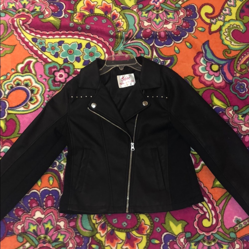 Kids Faux Leather Jacket